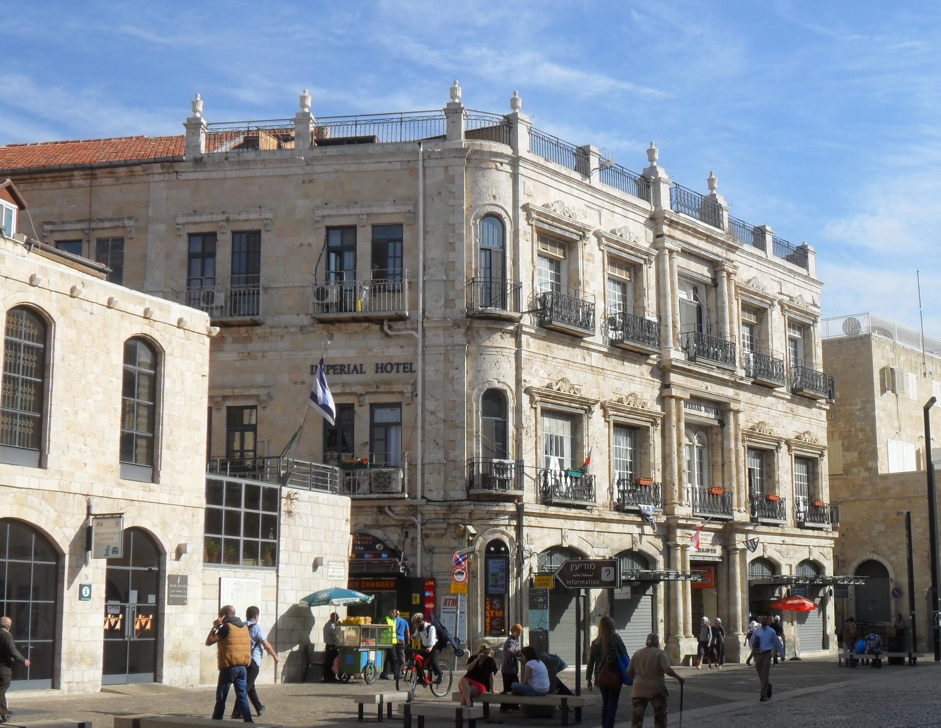 East New Imperial Hotel Jerusalén Exterior foto